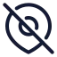 Locationoffline icon with stroke standard style