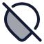Locationoffline icon with duotone rounded style