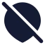 Locationoffline icon with solid standard style