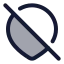 Locationoffline icon with duotone rounded style