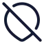 Locationoffline icon with stroke rounded style