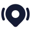 Locationshare icon with solid standard style