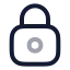 Lockkeyhole icon with twotone rounded style