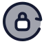 Locksync icon with duotone rounded style