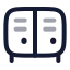 Locker icon with twotone rounded style
