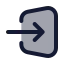 Login icon with duotone standard style