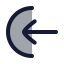 Logincircle icon with duotone rounded style