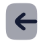 Loginsquare icon with bulk rounded style