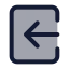 Loginsquare icon with duotone standard style