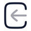 Loginsquare icon with twotone rounded style