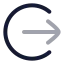 Logoutcircle icon with twotone rounded style