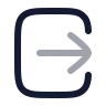Logout Square 02 icon preview