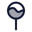 Lollipop icon with duotone rounded style