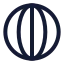 Longitude icon with stroke sharp style