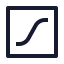 Lottiefiles icon with stroke sharp style