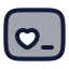 Loyaltycard icon with duotone rounded style