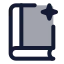 Magicbook icon with duotone standard style