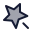 Magicwand icon with duotone standard style