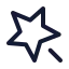 Magicwand icon with stroke standard style