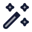 Magicwand icon with duotone standard style