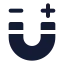 Magnet icon with solid standard style