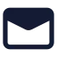 Mail icon with solid standard style