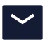 Mail icon with solid sharp style