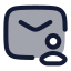 Mailaccount icon with duotone rounded style