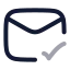 Mailcheck icon with twotone rounded style