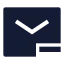 Mailminus icon with solid sharp style