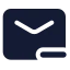 Mailminus icon with solid standard style