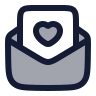 Mail Open Love icon preview