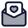 Mail Open Love icon preview