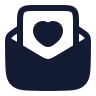 Mail Open Love icon preview