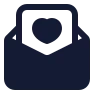 Mail Open Love icon preview