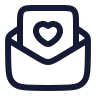 Mail Open Love icon preview