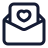 Mail Open Love icon preview