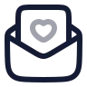 Mail Open Love icon preview