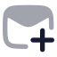 Mailplus icon with bulk rounded style