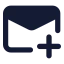 Mailplus icon with solid standard style