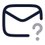 Mailquestionmark icon with twotone rounded style