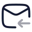 Mailreceive icon with twotone rounded style