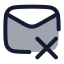 Mailremove icon with duotone rounded style