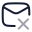 Mailremove icon with twotone rounded style