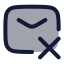 Mailremove icon with duotone rounded style