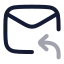 Mailreply icon with twotone rounded style