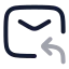 Mailreply icon with twotone rounded style