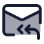 Mailreplyall icon with duotone standard style