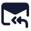 Mailreplyall icon with solid standard style