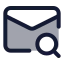 Mailsearch icon with duotone standard style